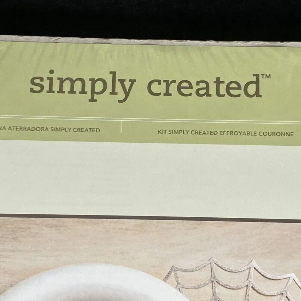 Stampin Up Frightful Wreath Simply Created Halloween Kit Brand New Sealed